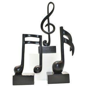 Adam & Friends Home Decor Muscial Notes, 16Th, Double 16Th & Clef Sculptures